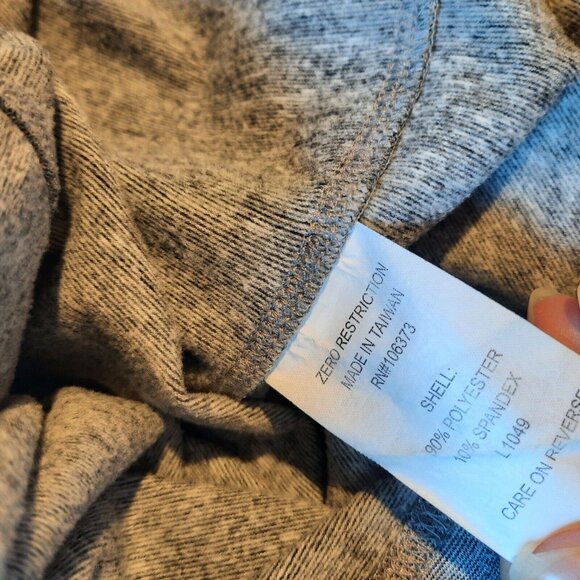 Zero Restriction Shirt Mens Large Gray Performance Golf Sweater Crewneck Logo - Picture 9 of 14